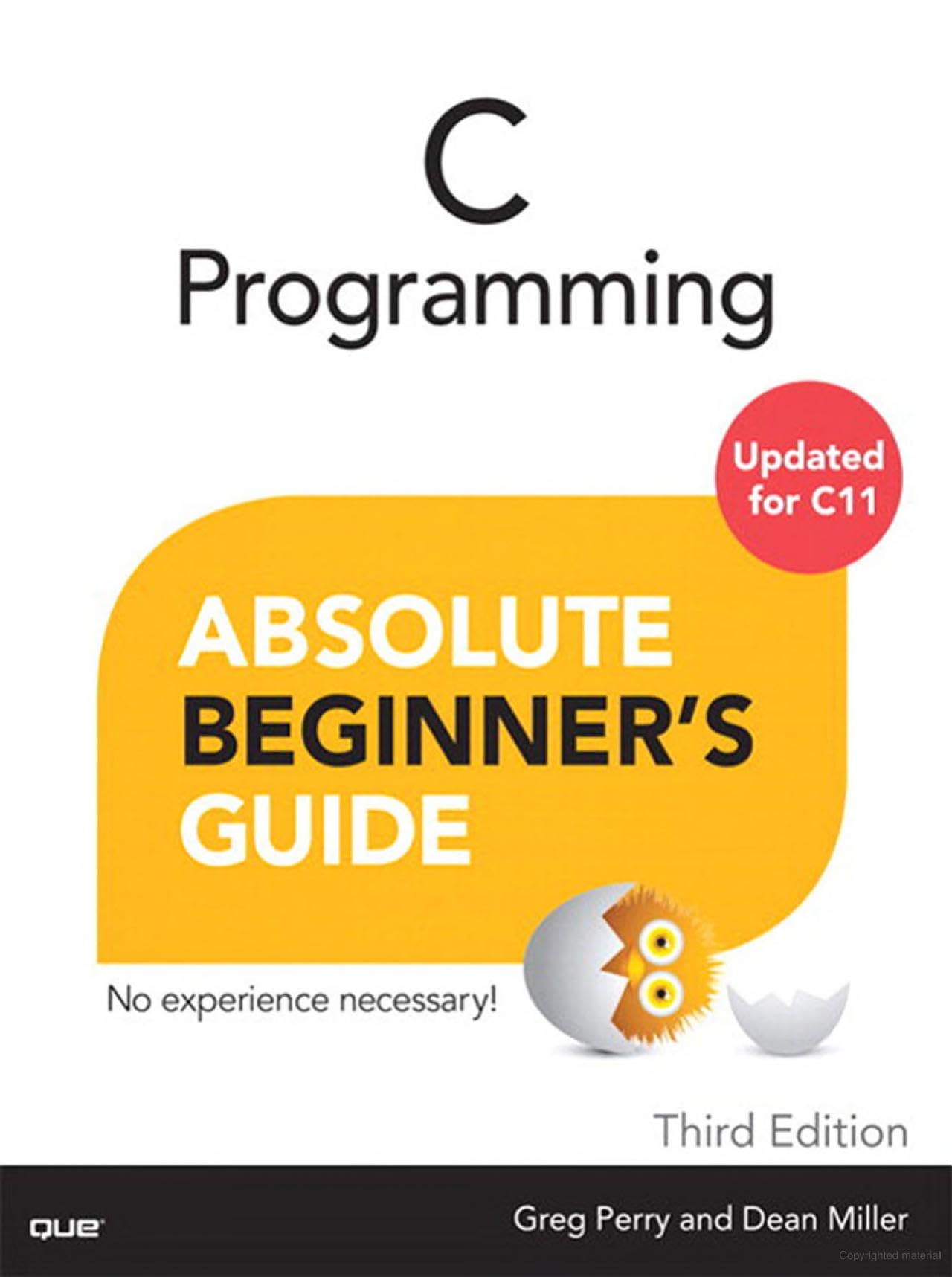 C Programming Absolute Beginner's Guide,Used