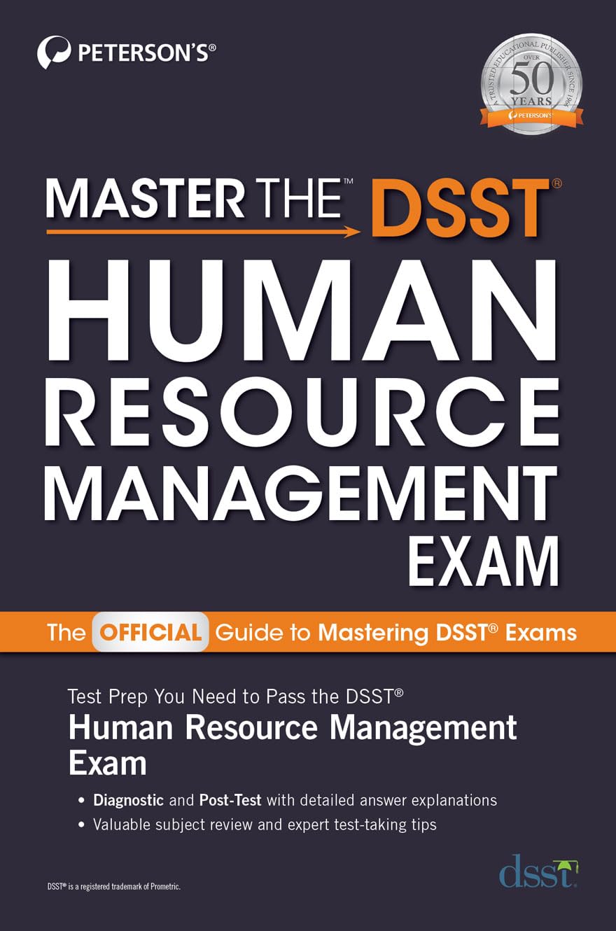 Master the DSST Human Resource Management Exam,Used