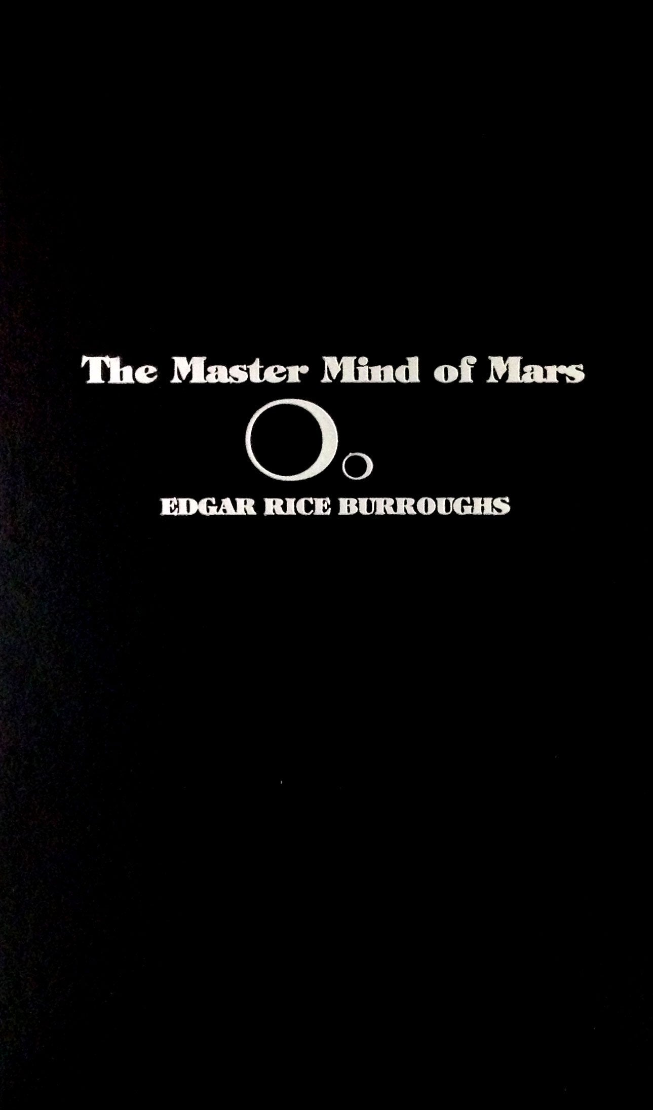 Master Mind Of Mars,Used