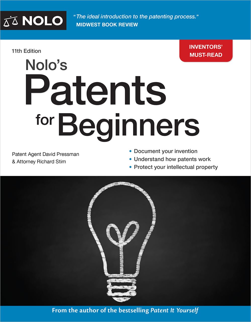 Nolo'S Patents For Beginners,Used