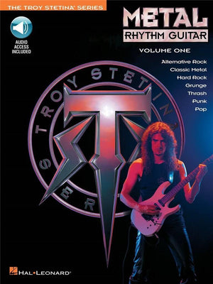 Metal Rhythm Guitar Vol. 1  Troy Stetina  Heavy Metal Guitar Method with Tabs and Online Audio  Rhythm Training for Beginners a,Used