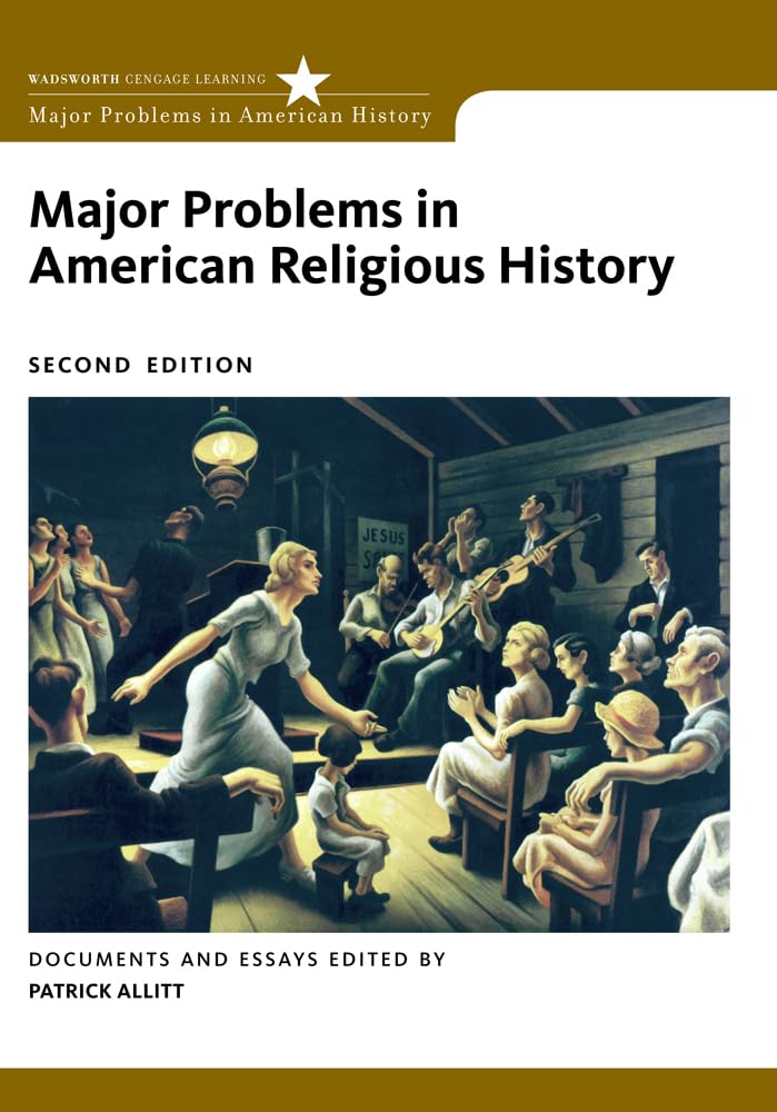 Major Problems in American Religious History (Major Problems in American History Series),New