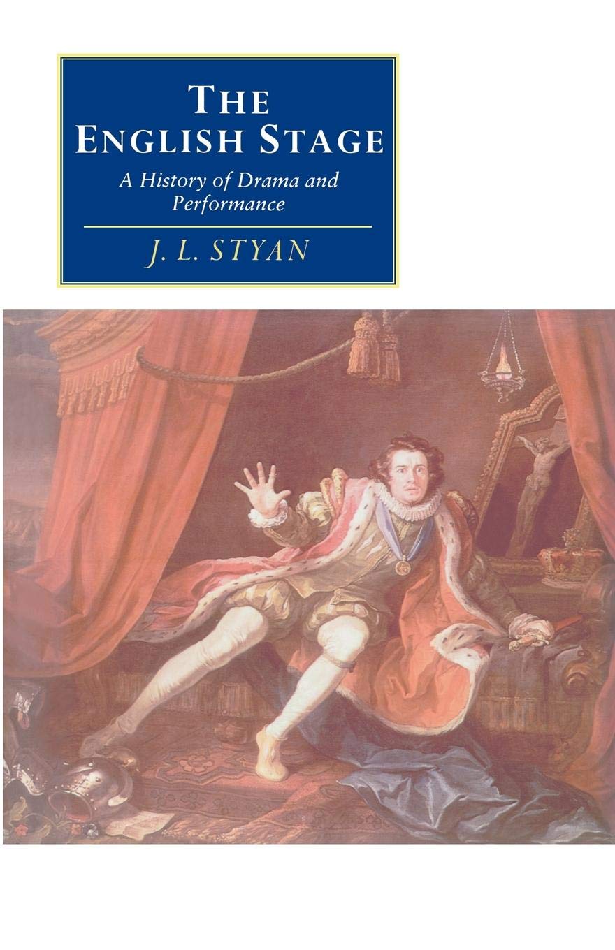 The English Stage: A History Of Drama And Performance (Canto Original Series),New