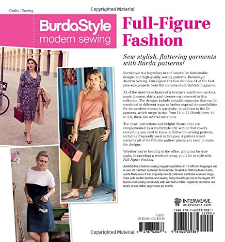 FullFigure Fashion: 24 PlusSize Patterns for Every Day (BurdaStyle Modern Sewing),Used