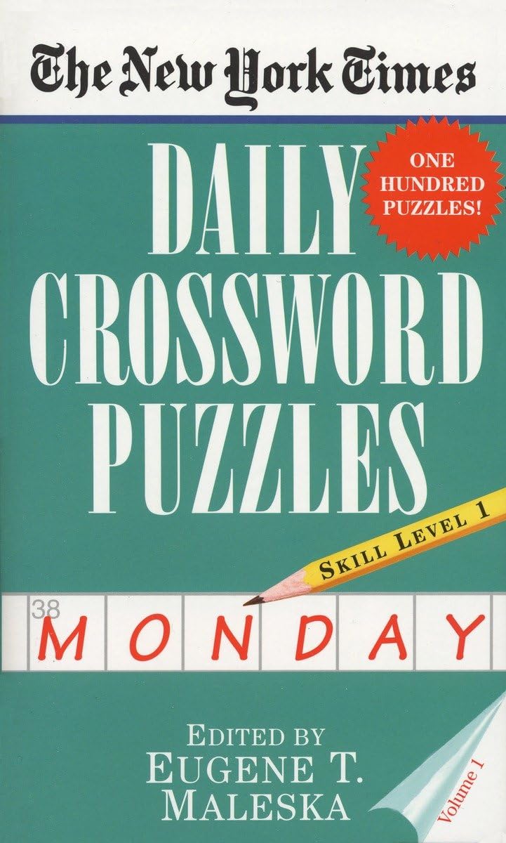 The New York Times Daily Crossword Puzzles (Monday), Volume I,Used