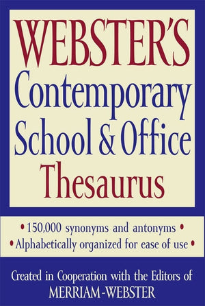 Webster's Contemporary School & Office Thesaurus,Used