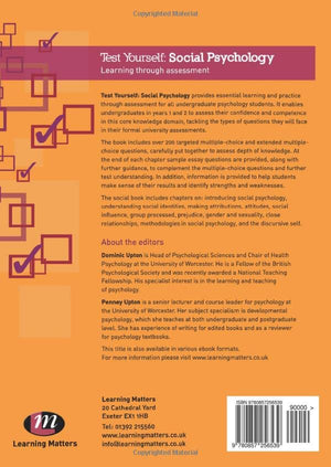 Test Yourself: Social Psychology: Learning through assessment (Test Yourself ... Psychology Series),Used