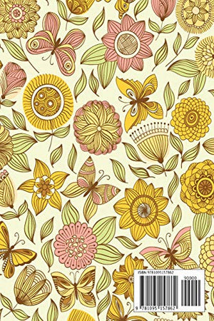 Address Book: For Contacts, Addresses, Phone, Email, Note,Emergency Contacts,Alphabetical Index With Seamless Pattern Butterflie,Used