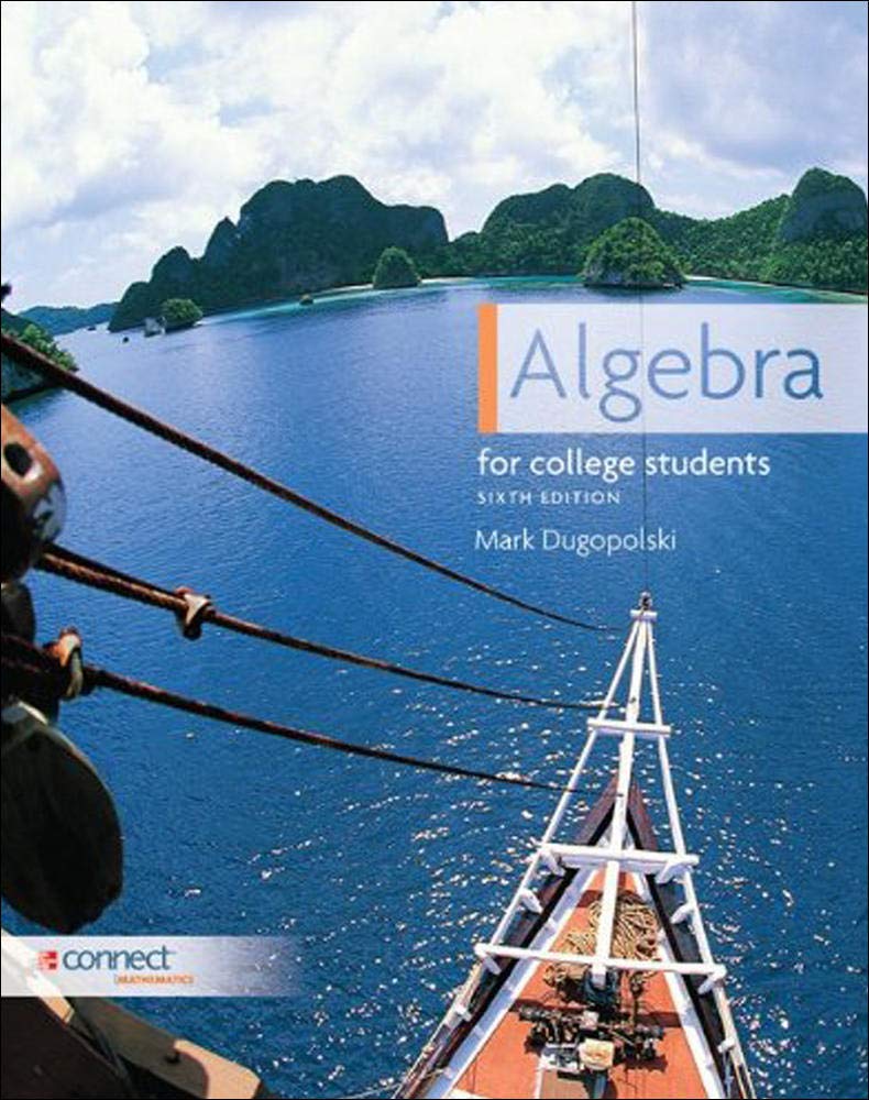 Algebra for College Students, 6th Edition,Used