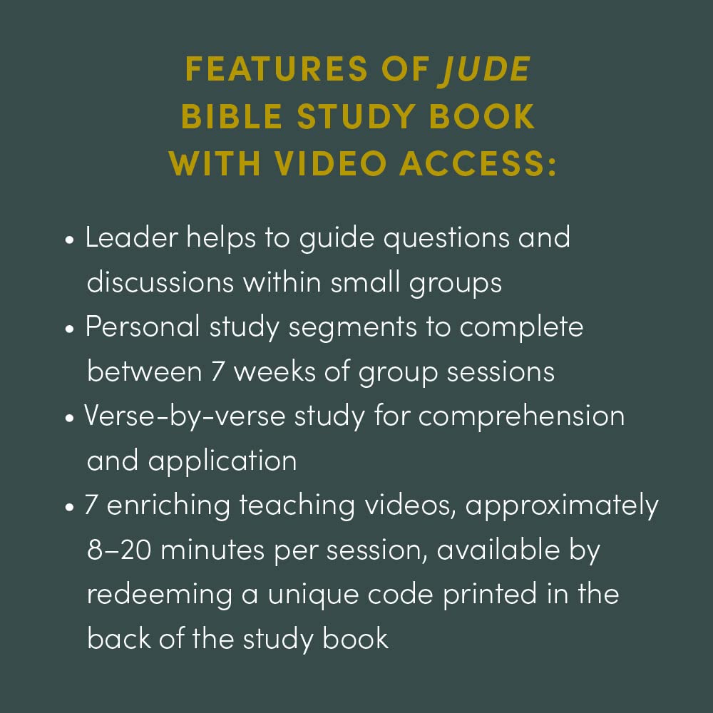 Jude: Contending For The Faith In Today'S Culture  Bible Study Book With Video Access