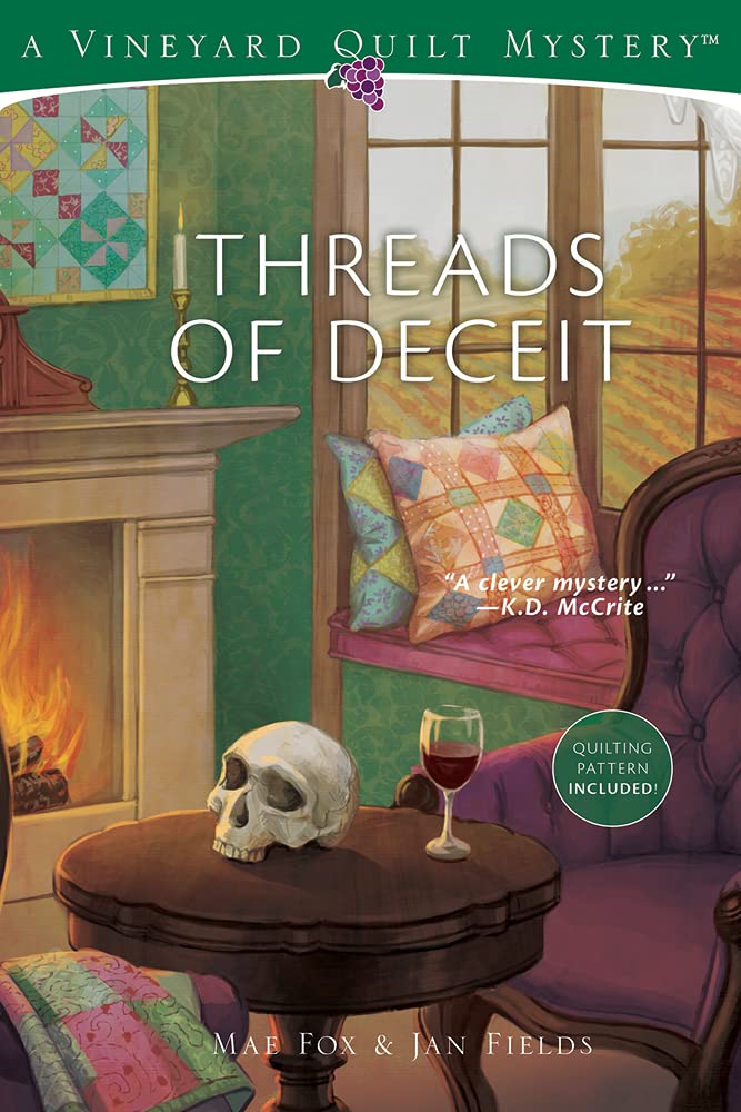 Threads Of Deceit (Vineyard Quilt Mysteries)