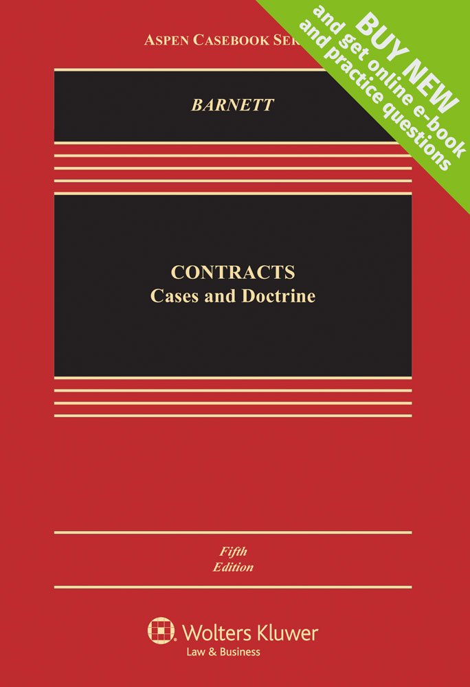 Contracts: Cases and Doctrines (Aspen Casebook Series), 5th Edition,New