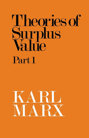 Theories Of Surplus Value,New