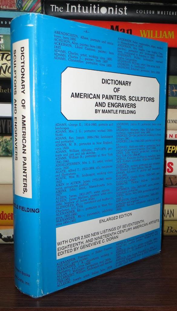 Dictionary of American Painters, Sculptors and Engravers,Used