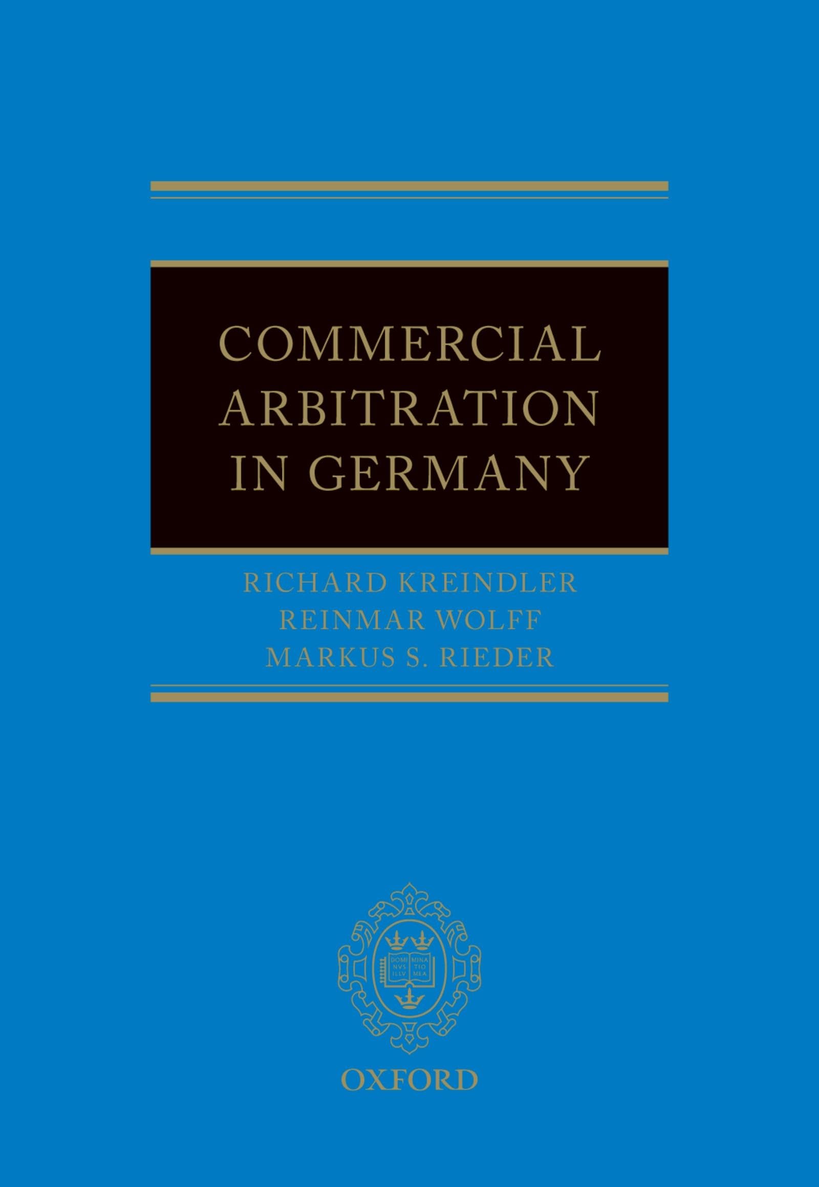 Commercial Arbitration in Germany,Used