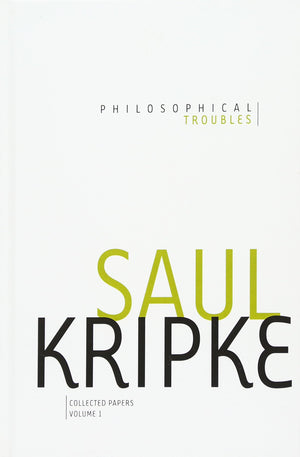 Philosophical Troubles: Collected Papers, Volume 1,Used