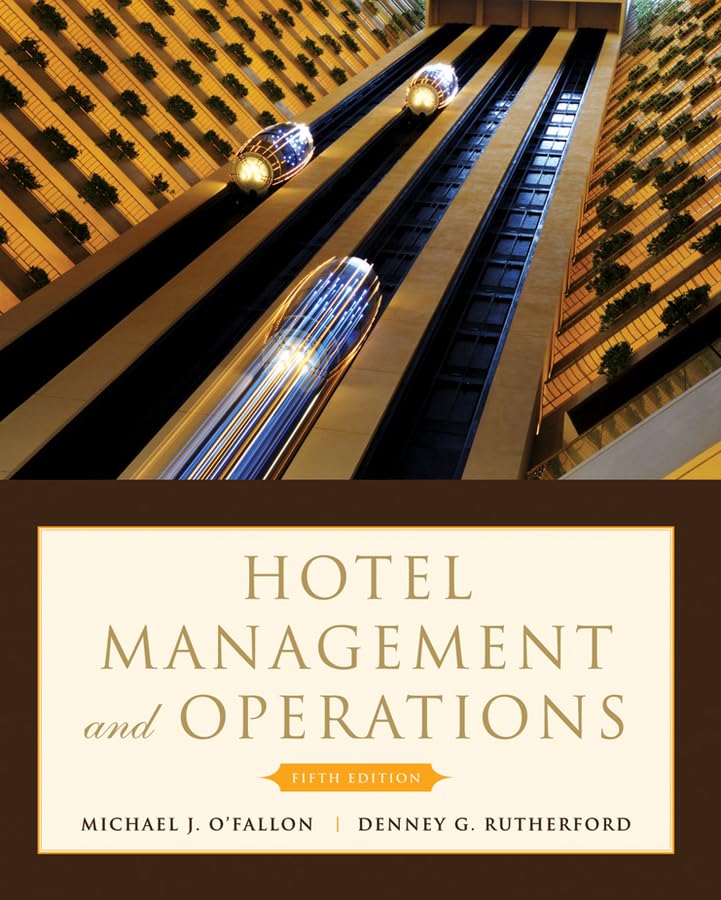 Hotel Management and Operations,New
