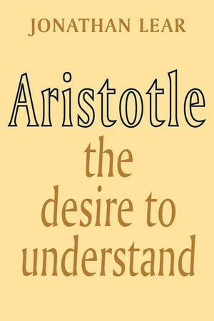 Aristotle: The Desire To Understand