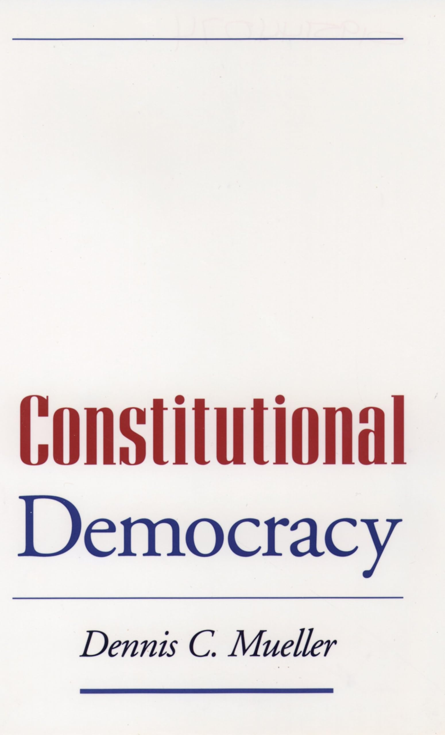 Constitutional Democracy,Used