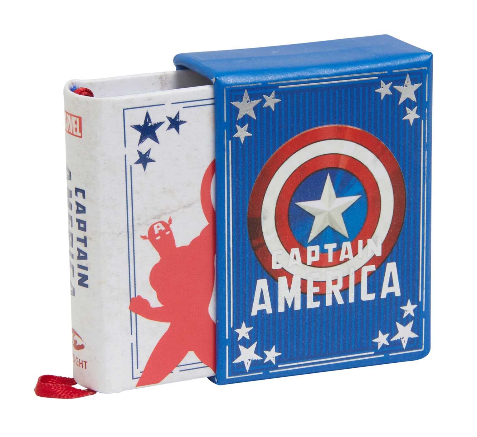 Marvel Comics: Captain America (Tiny Book): Inspirational Quotes From the First Avenger (Fits in the Palm of Your Hand, Stocking,Used