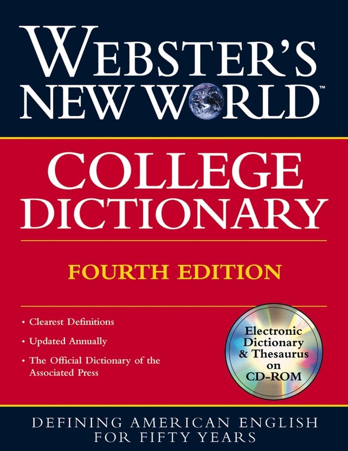 Webster's New World College Dictionary: ThumbIndexed,New