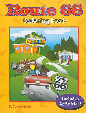 Route 66 Coloring Book,Used