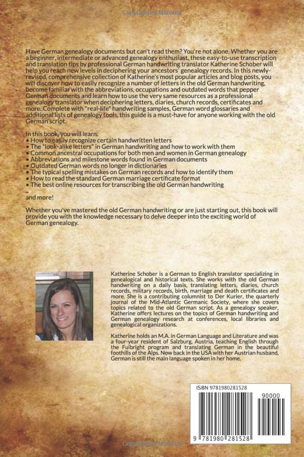 Tips and Tricks of Deciphering German Handwriting: A Translators Tricks of the Trade for Transcribing German Genealogy Documents,Used