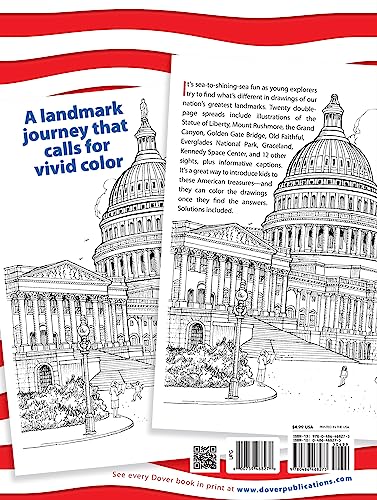 SpottheDifferences Across the USA (Dover Kids Activity Books: U.S.A.),Used