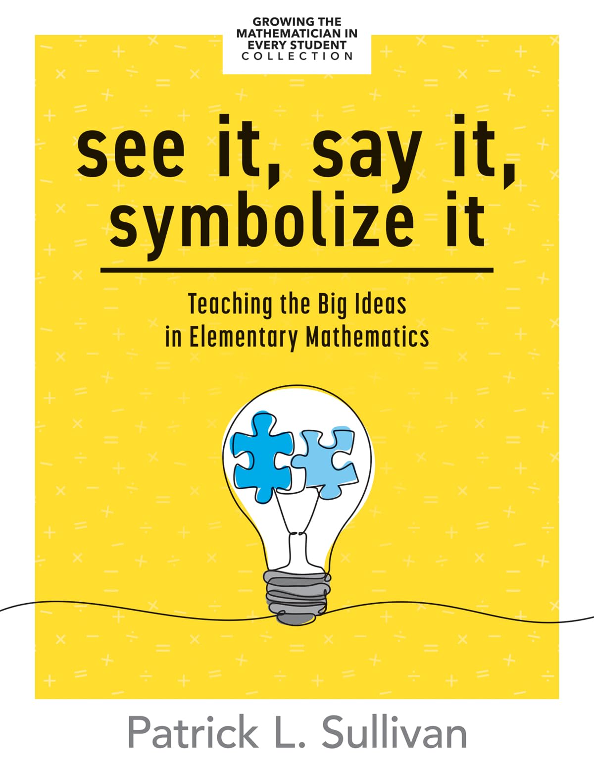 See It, Say It, Symbolize It: Teaching the Big Ideas in Elementary Mathematics (Develop a flexible and dynamic understanding of ,Used