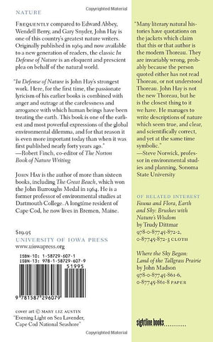 In Defense of Nature (Sightline Books),Used