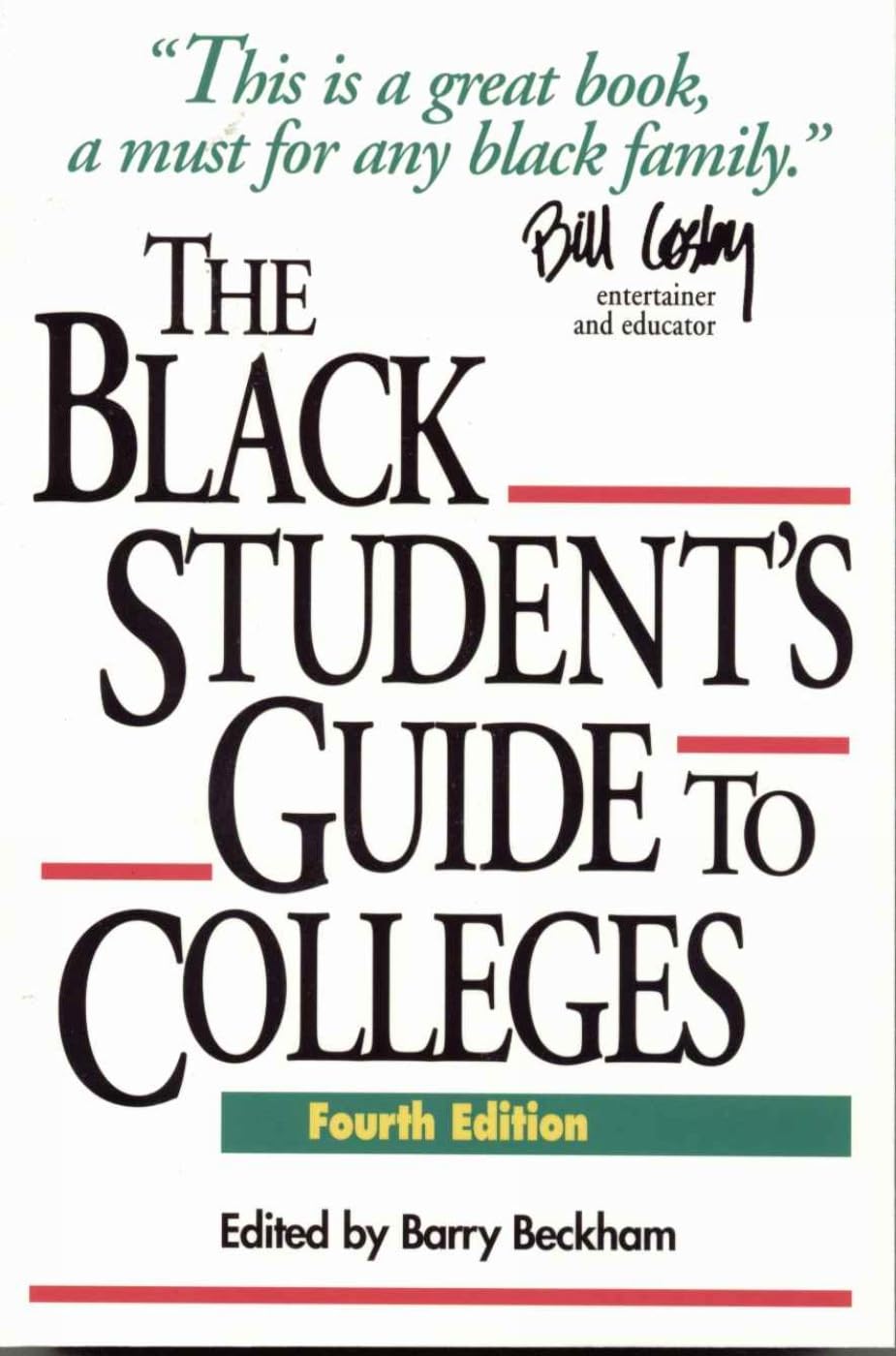 The Black Student's Guide to Colleges,Used