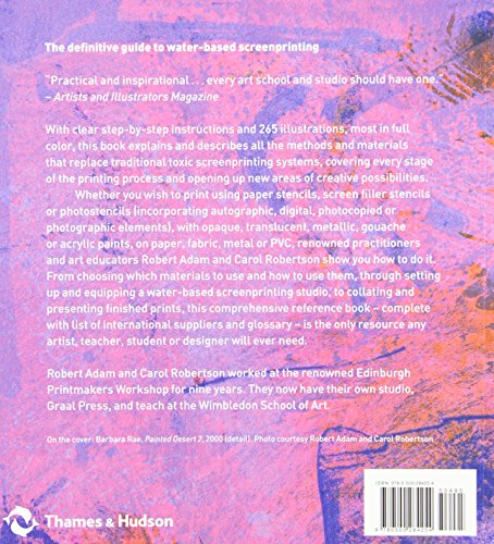 Screenprinting: The Complete Waterbased System,New