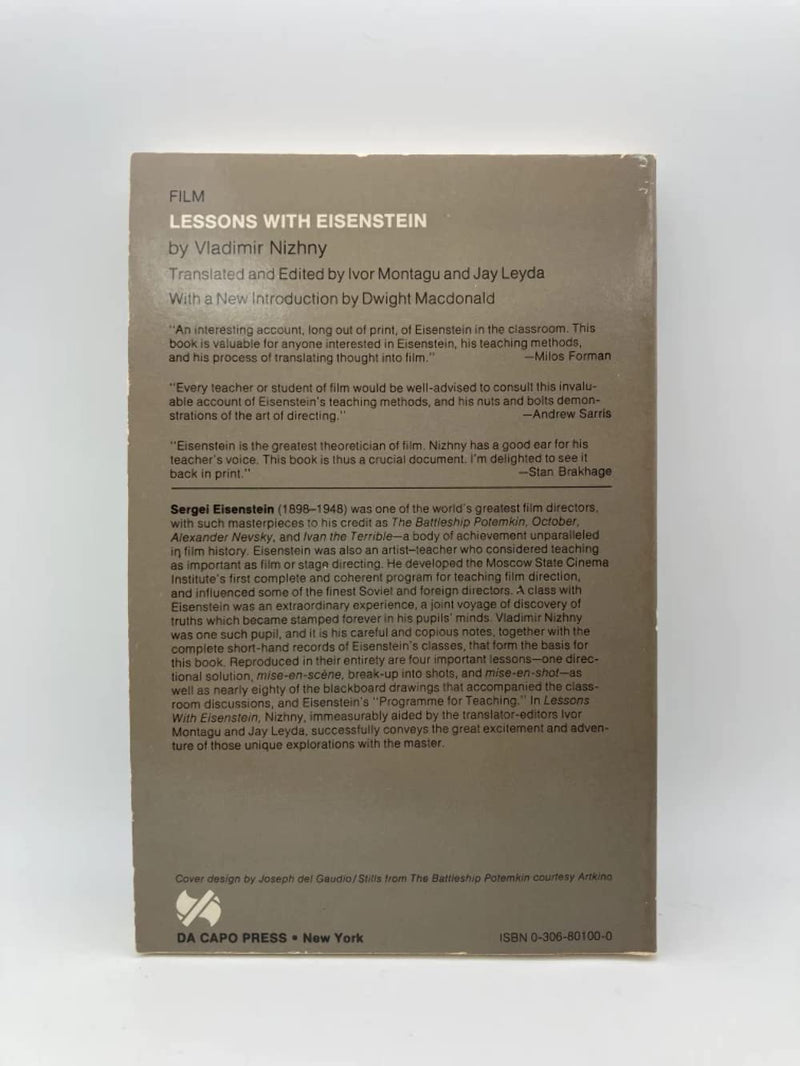 Lessons With Eisenstein (English and Russian Edition),Used