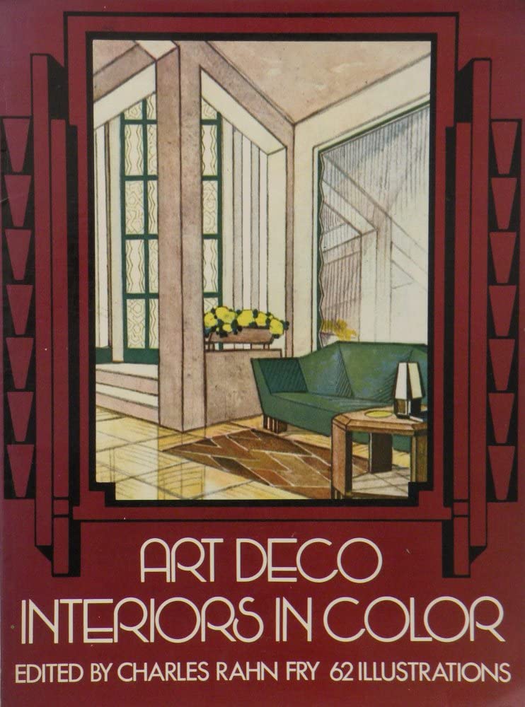 Art Deco Interiors in Color,Used