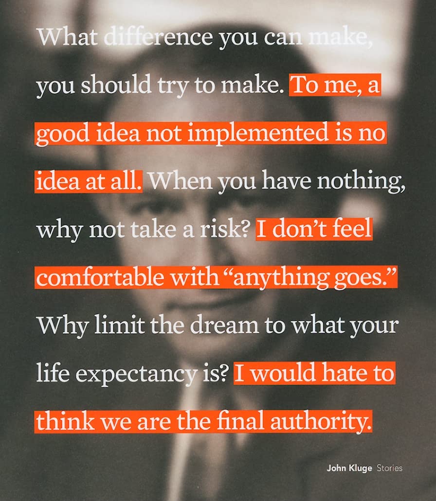 John Kluge: Stories,Used