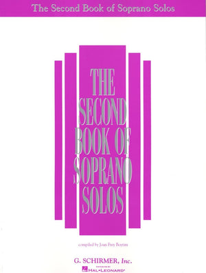 The Second Book Of Soprano Solos,New
