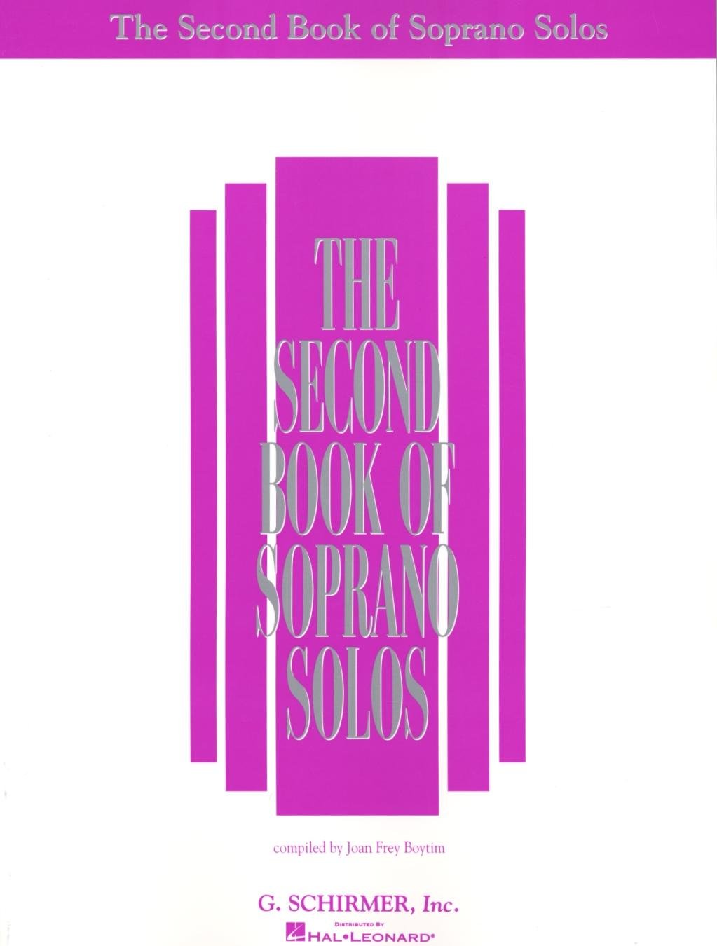 The Second Book of Soprano Solos,Used
