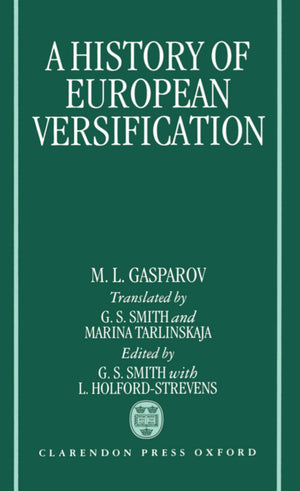 A History of European Versification,Used