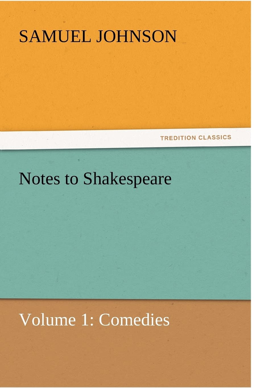Notes to Shakespeare,Used