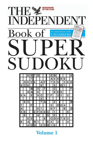 The Independent Book of Super Sudoku,Used