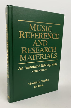 Music Reference and Research Materials: An Annotated Bibliography,Used