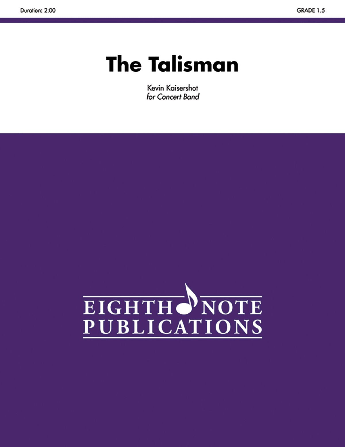 The Talisman: Conductor Score (Eighth Note Publications),Used