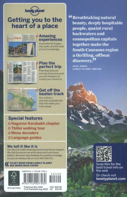 Lonely Planet Georgia, Armenia & Azerbaijan (Multi Country Guide)