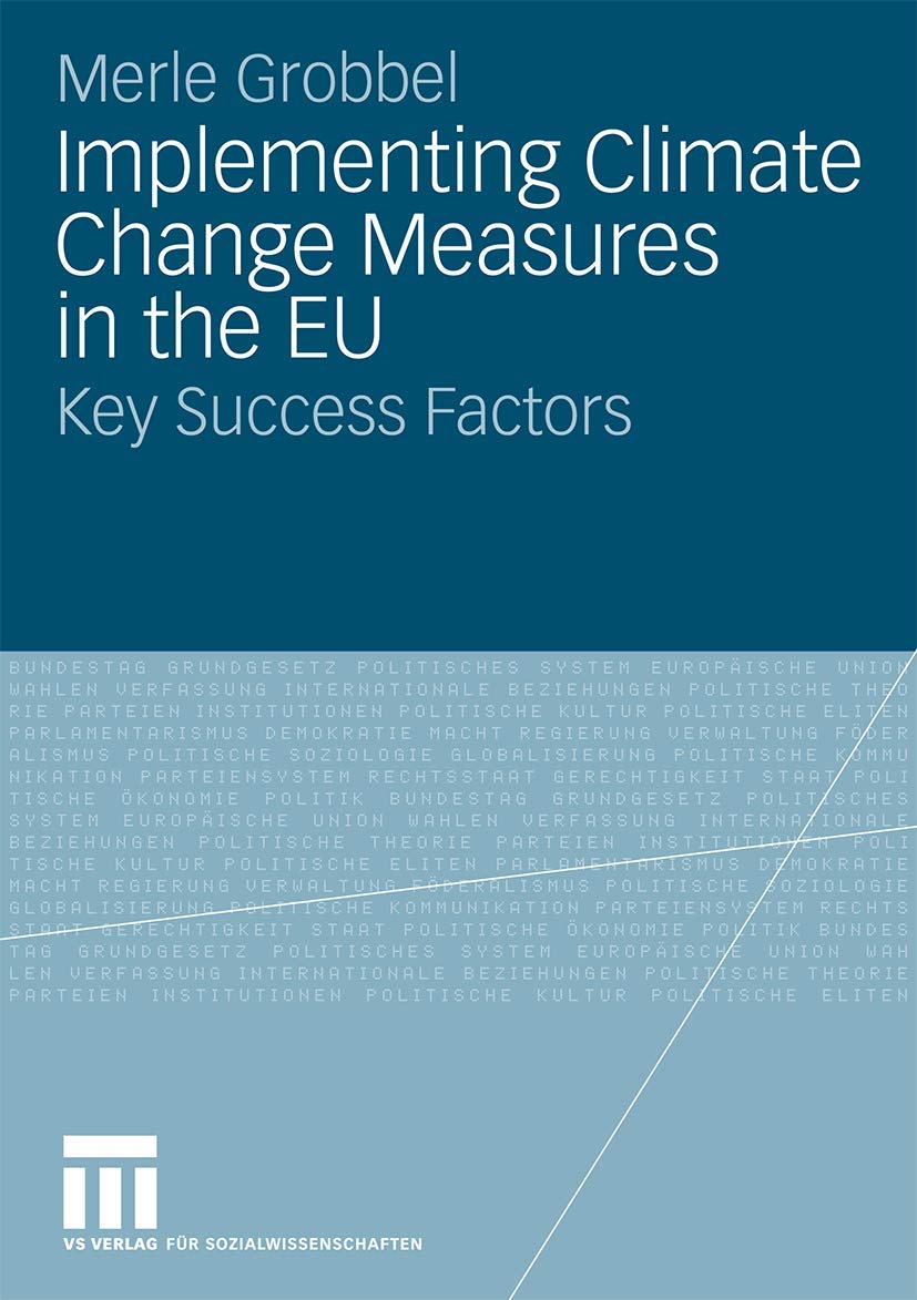 Implementing Climate Change Measures in the EU: Key Success Factors,Used