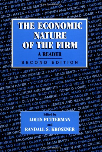 The Economic Nature of the Firm: A Reader,Used