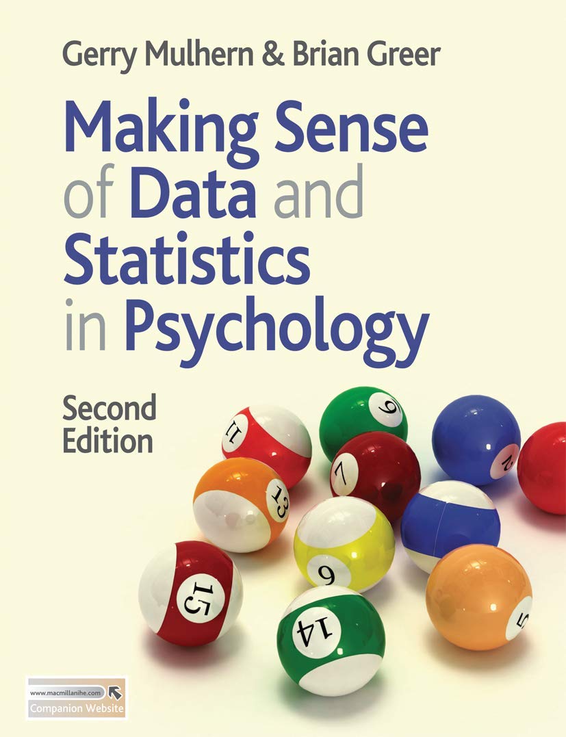 Making Sense of Data and Statistics in Psychology,Used