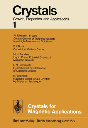 Crystals for Magnetic Applications (Crystals, 1),Used