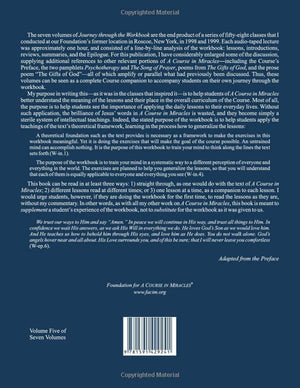 Journey through the Workbook of A Course in Miracles: Lessons 151 through 180, Volume Five of SevenVolumes,Used