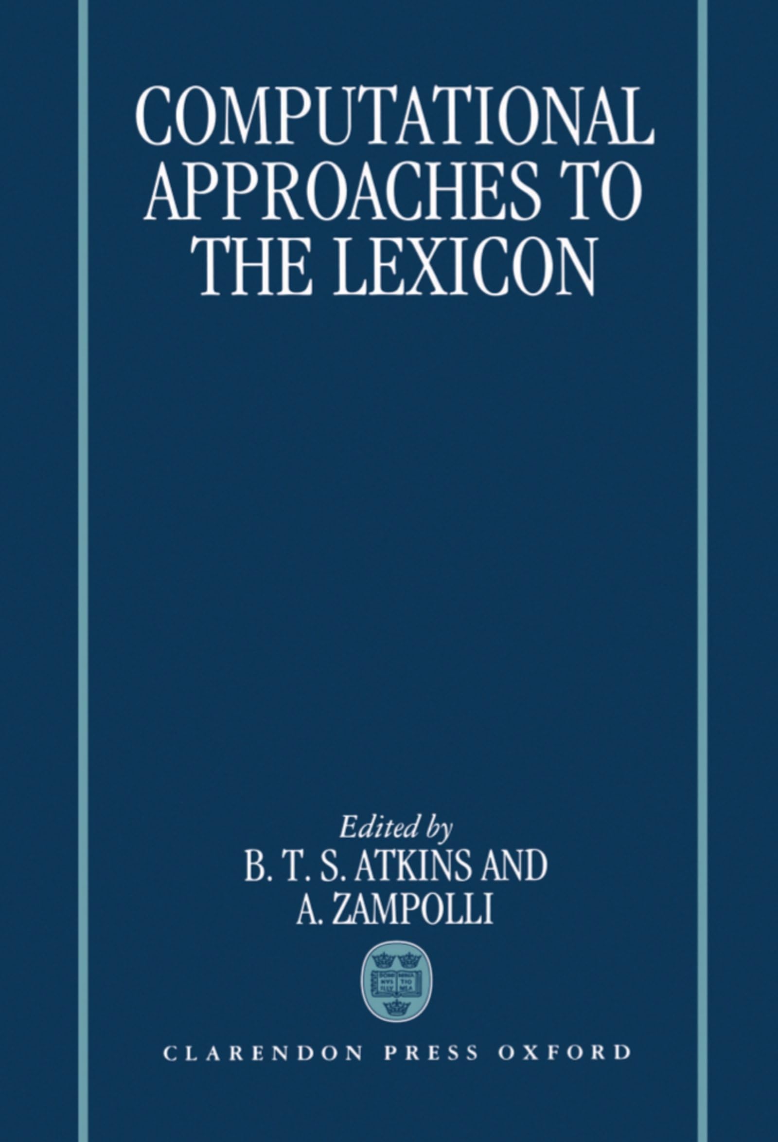 Computational Approaches to the Lexicon,Used