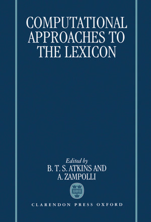 Computational Approaches to the Lexicon,Used